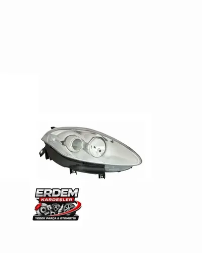 Fiat Bravo (2008-2014) Sol Ön Far (Motorlu - Krom) İthal 1. Sınıf