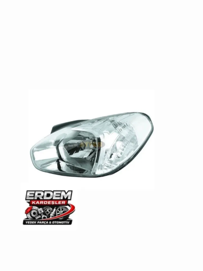 Hyundai Accent Era (2006-2012) Sol Ön Far Beyaz Sinyalli İthal 1. Sınıf (Şoför Tarafı)