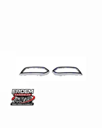 Renault Megane 4 Arka Tampon Spoiler Nikelajı Takım (2020-2024) OEM: 850B27471R