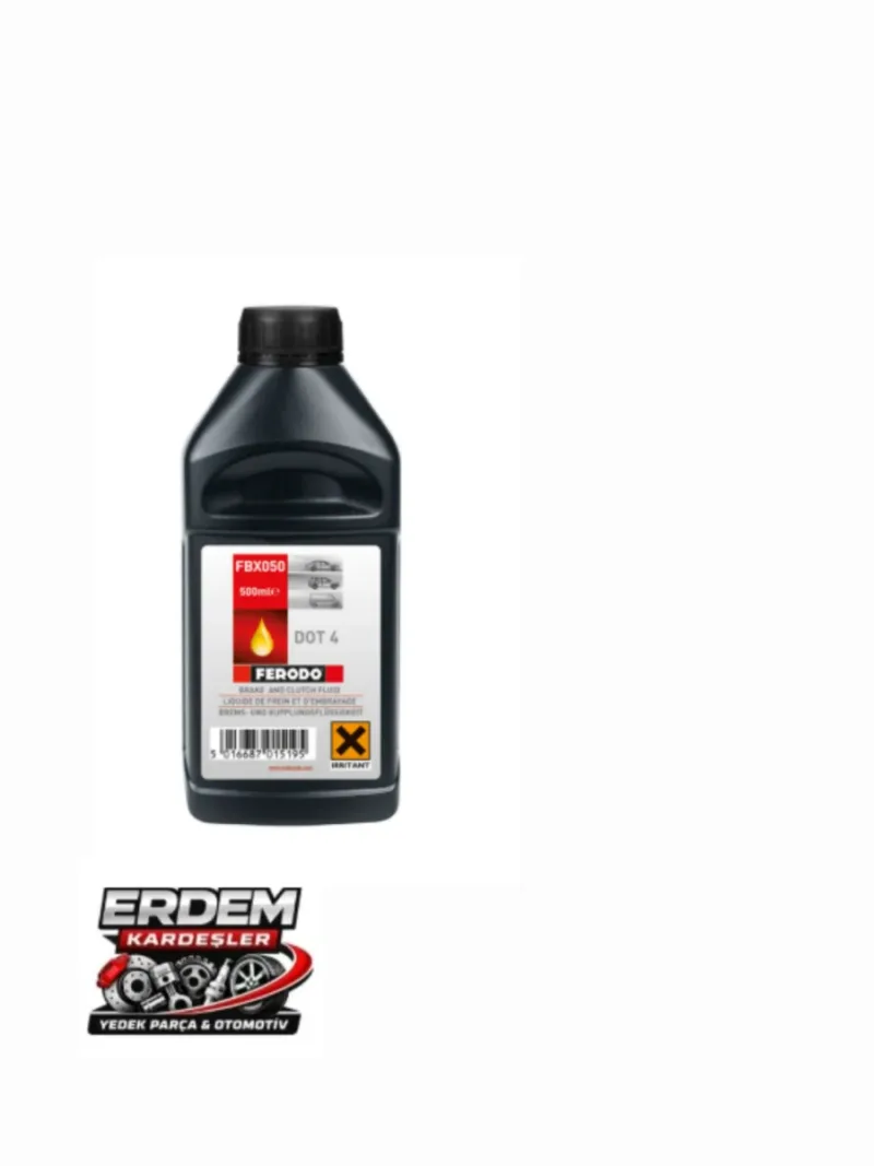 Ferodo DOT4 500 ml Fren Hidrolik Yağı / Sıvısı (%100 Orijinal 1. Sınıf)