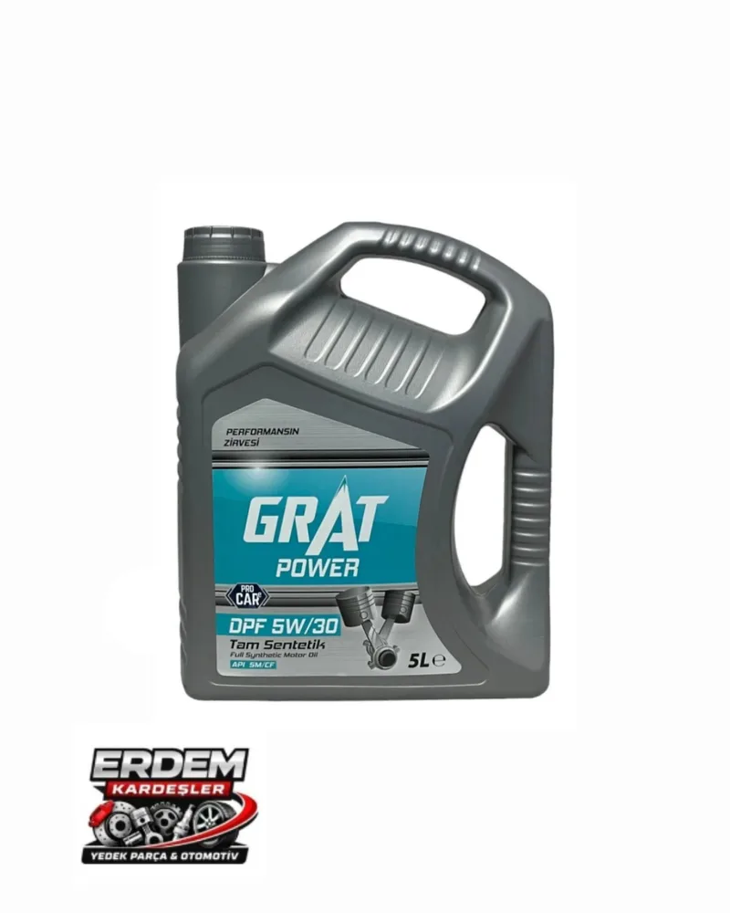 Grat 5W-30 5 Litre Tam Sentetik Motor Yağı