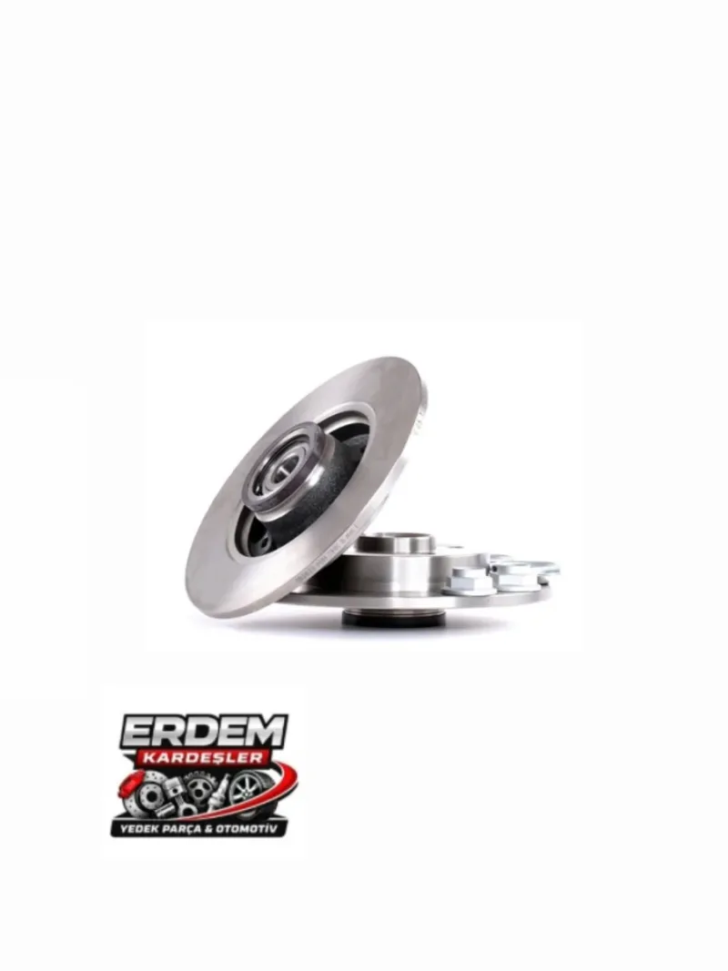 Peugeot 307 (2001-2008) Poryalı Rulmanlı Arka Fren Disk Takımı (ABS Yüzüklü) İthal 1. Sınıf
