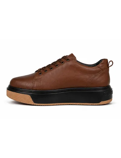Cognac Gumsole Platform Sneaker Erkek