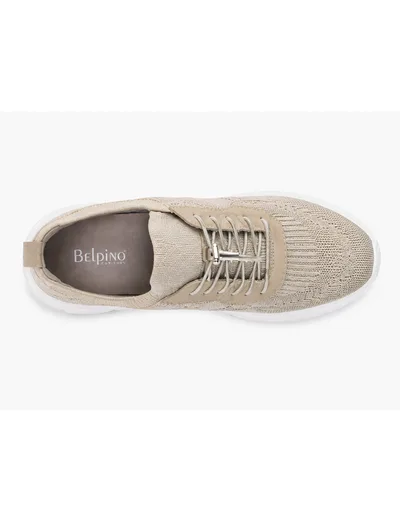 Cream Knit Motion Runner Kadın