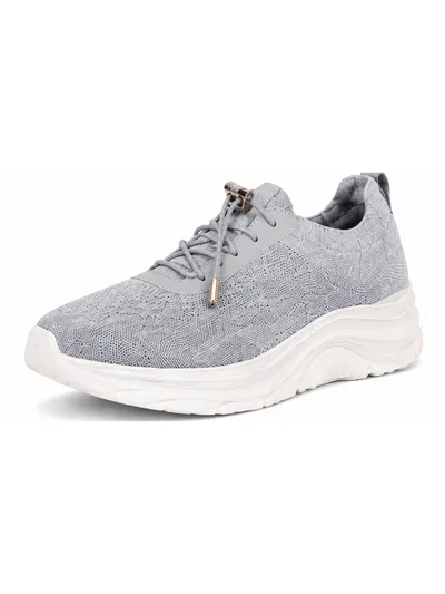 Silver Knit Runner Kadın