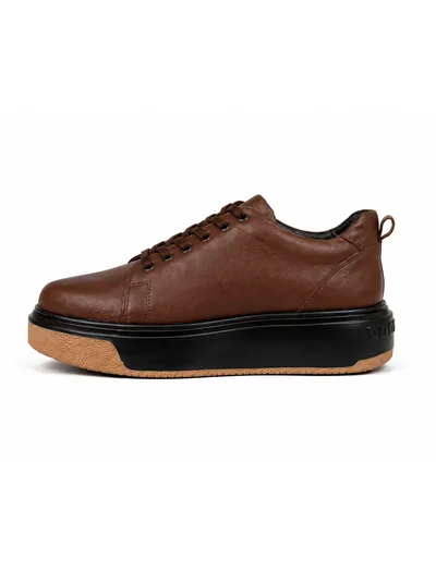 Cognac Gumsole Platform Sneaker Erkek