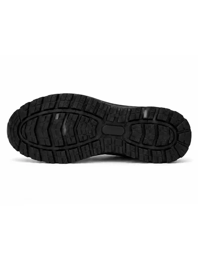 Black Knit Comfort Slip-On Kadın