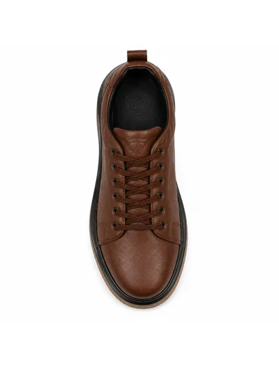 Cognac Gumsole Platform Sneaker Erkek