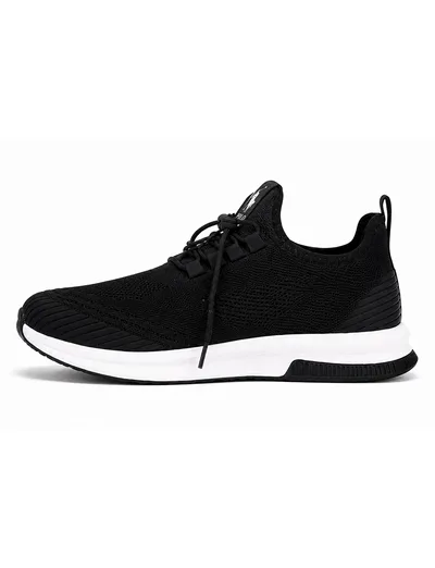 Black Knit Motion Runner Erkek