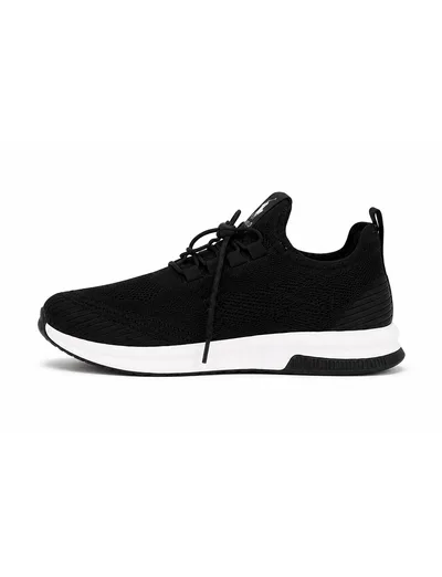 Black Knit Motion Runner Erkek
