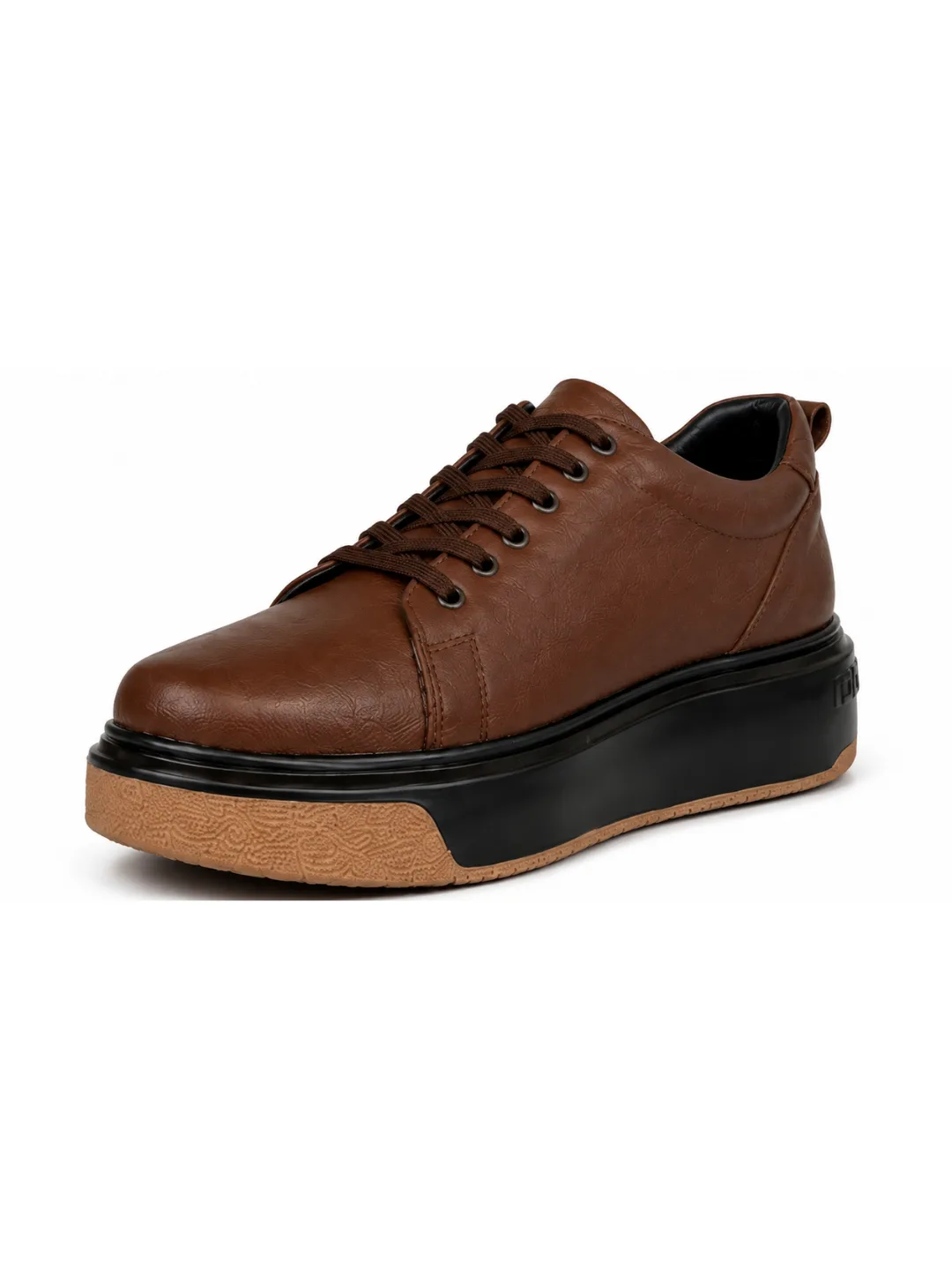 Cognac Gumsole Platform Sneaker Erkek