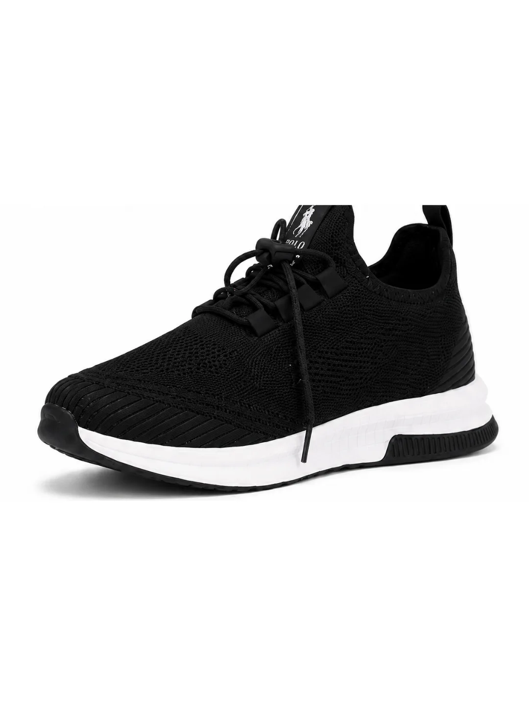 Black Knit Motion Runner Erkek