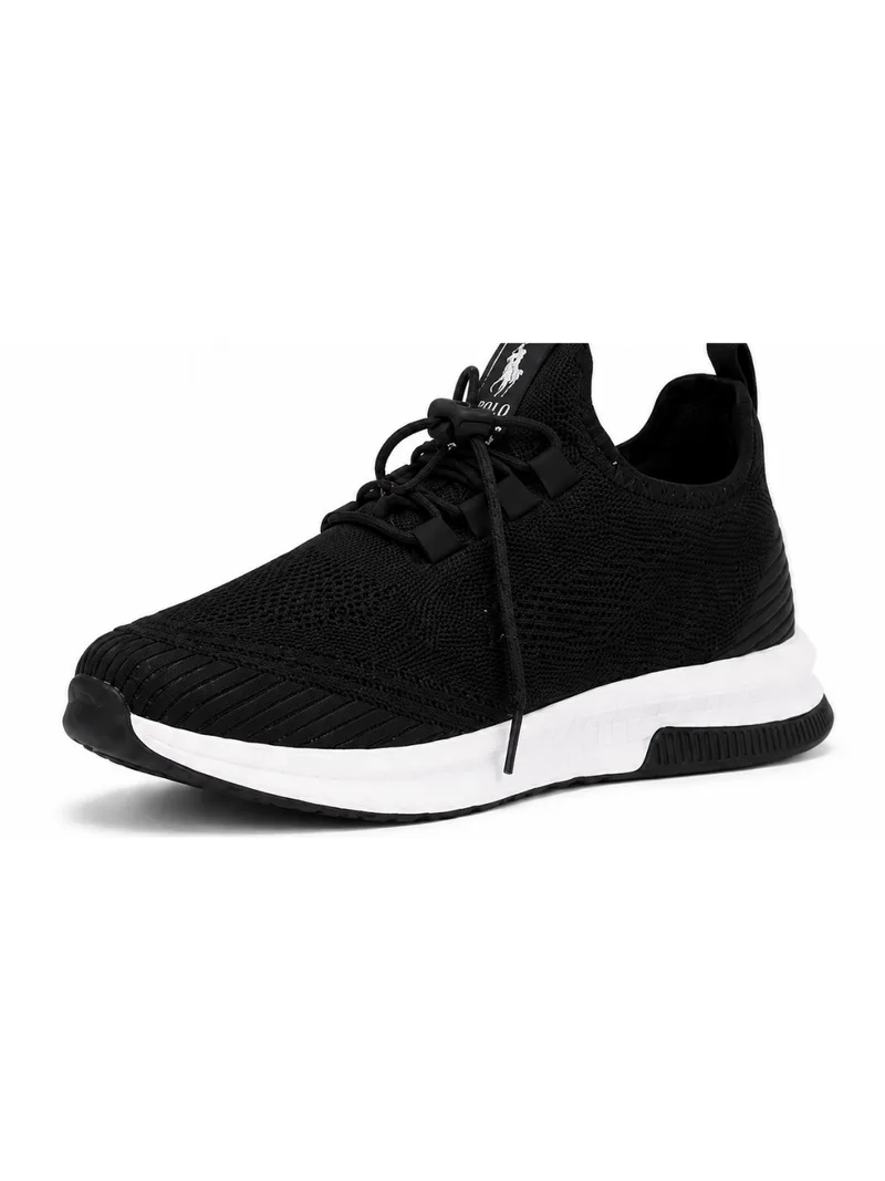 Black Knit Motion Runner Erkek