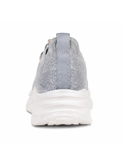 Silver Knit Runner Kadın
